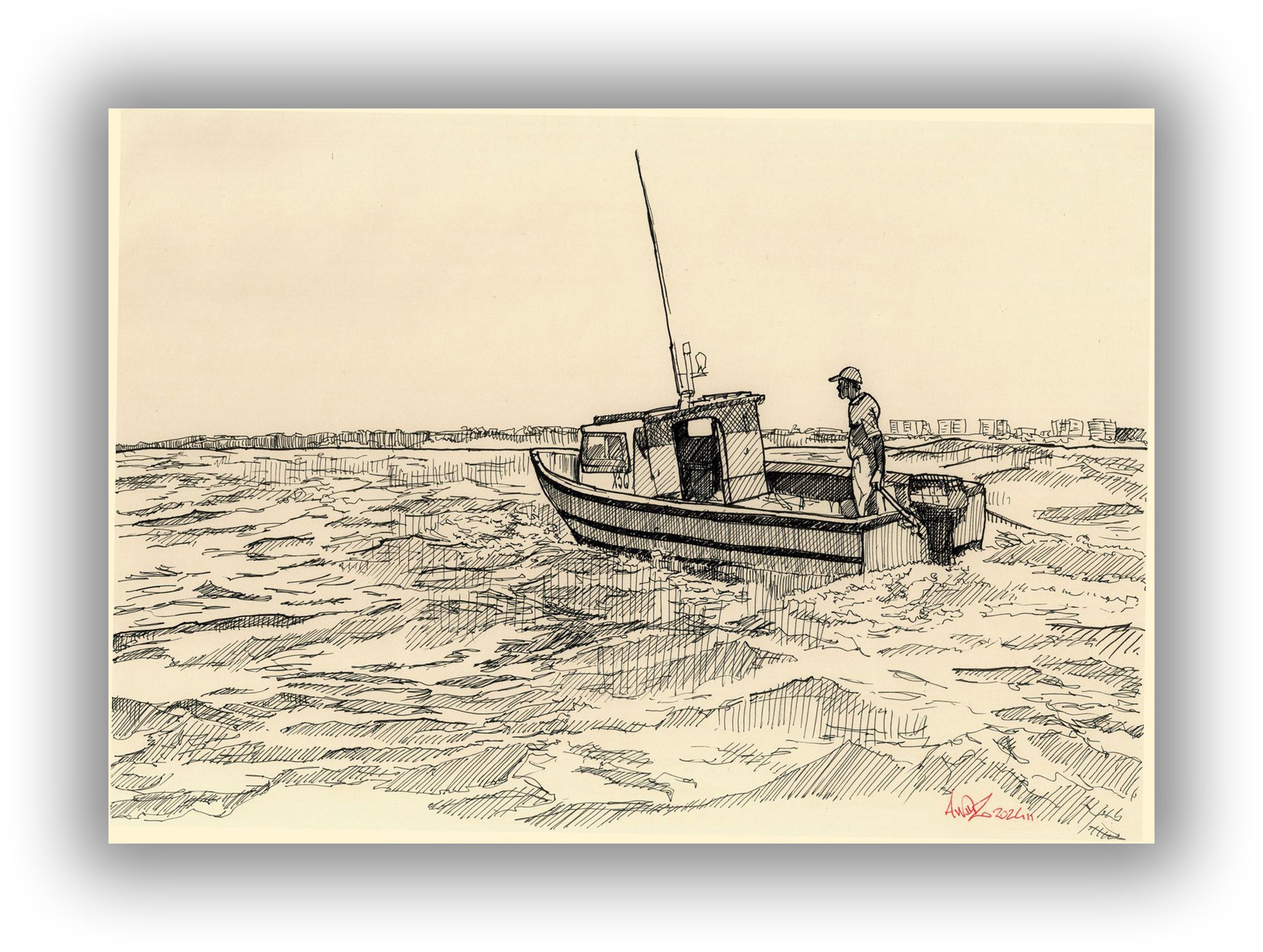 Une journée en mer
