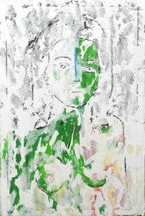 Portrait en vert